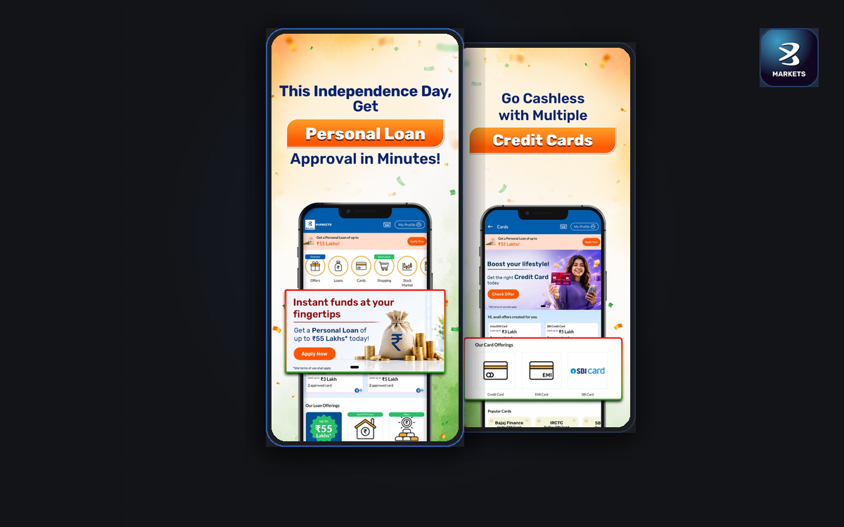 Bajaj Markets iOS Fintech Platform Showcase