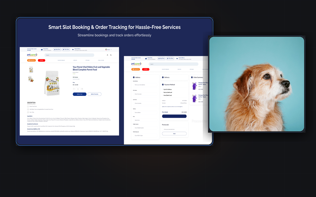 Petzone Kuwait Mobile Commerce and Loyalty App Showcase